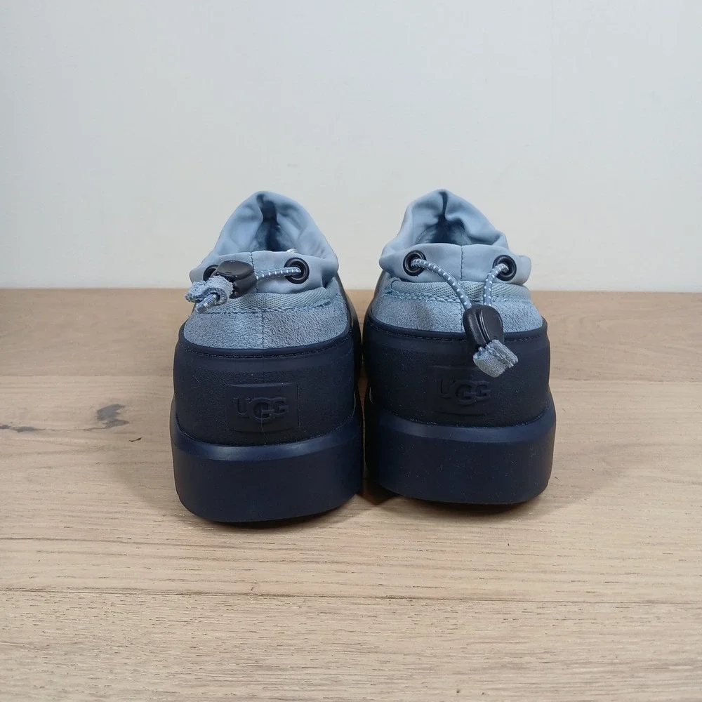 UGG Tasman Weather Hybrid Slippers Kids Youth 6 Gray Suede Weather Slip On Shoes